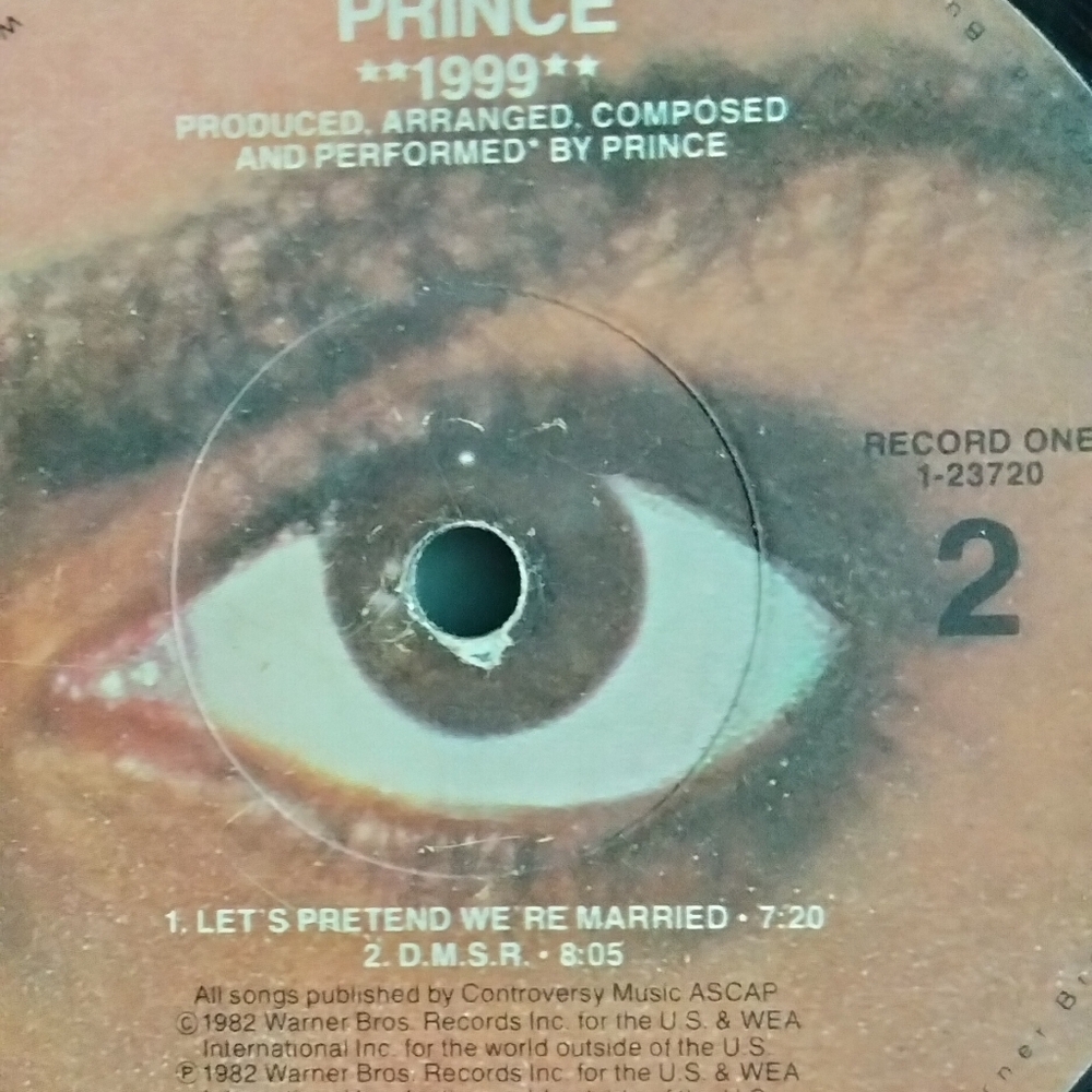 Warner Bros. Vinyl Record - Brown and Black